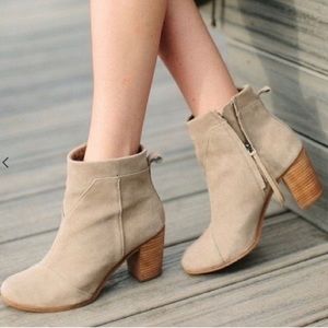 TOMS Suede Booties 10